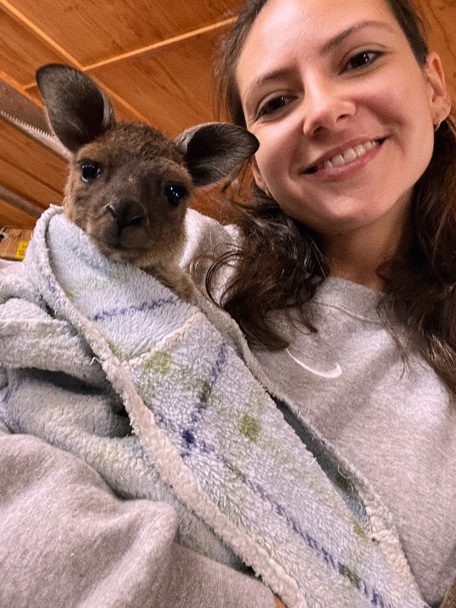 Estudiante en Kangaroo Island, Australia